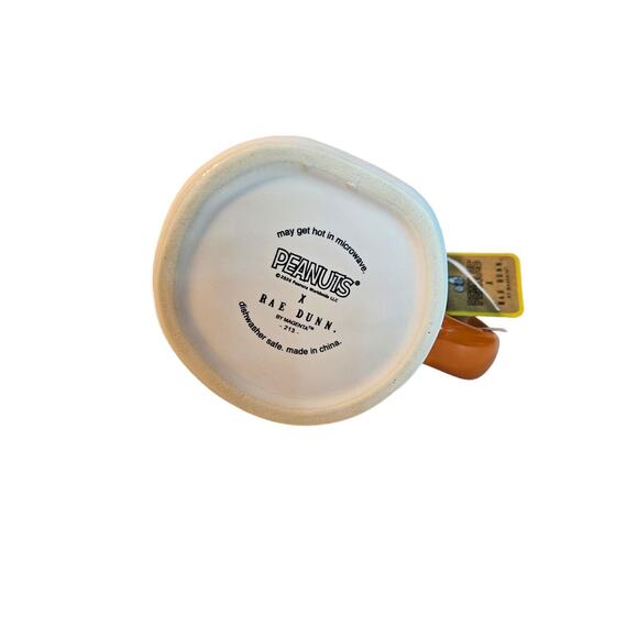 THANKFUL FOR YOU Rae Dunn X Peanuts Snoopy Thanksgiving Mug Pilgrim Pumpkin 2023 - Picture 4 of 4